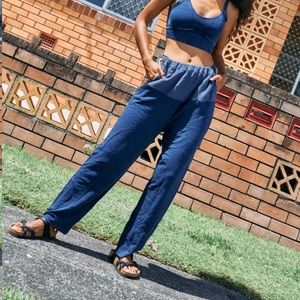 Free People FP Movement Surfside Joggers Lounge Pants Size Large NWT